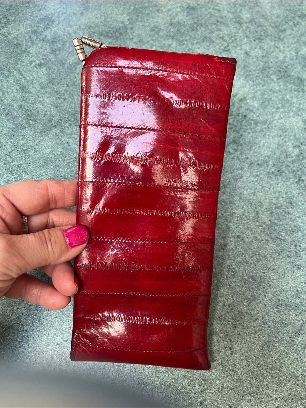 Vintage Eel Skin 80’s Glasses Case
